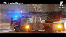 La intensa noche de intervenciones del Samur-PC y Bomberos del Ayuntamiento en Madrid