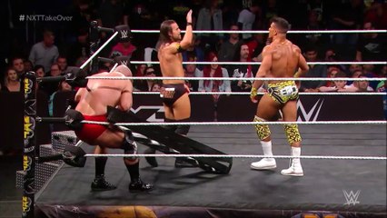 NXT TakeOver New Orleans - Adam Cole Superkick Partaayy