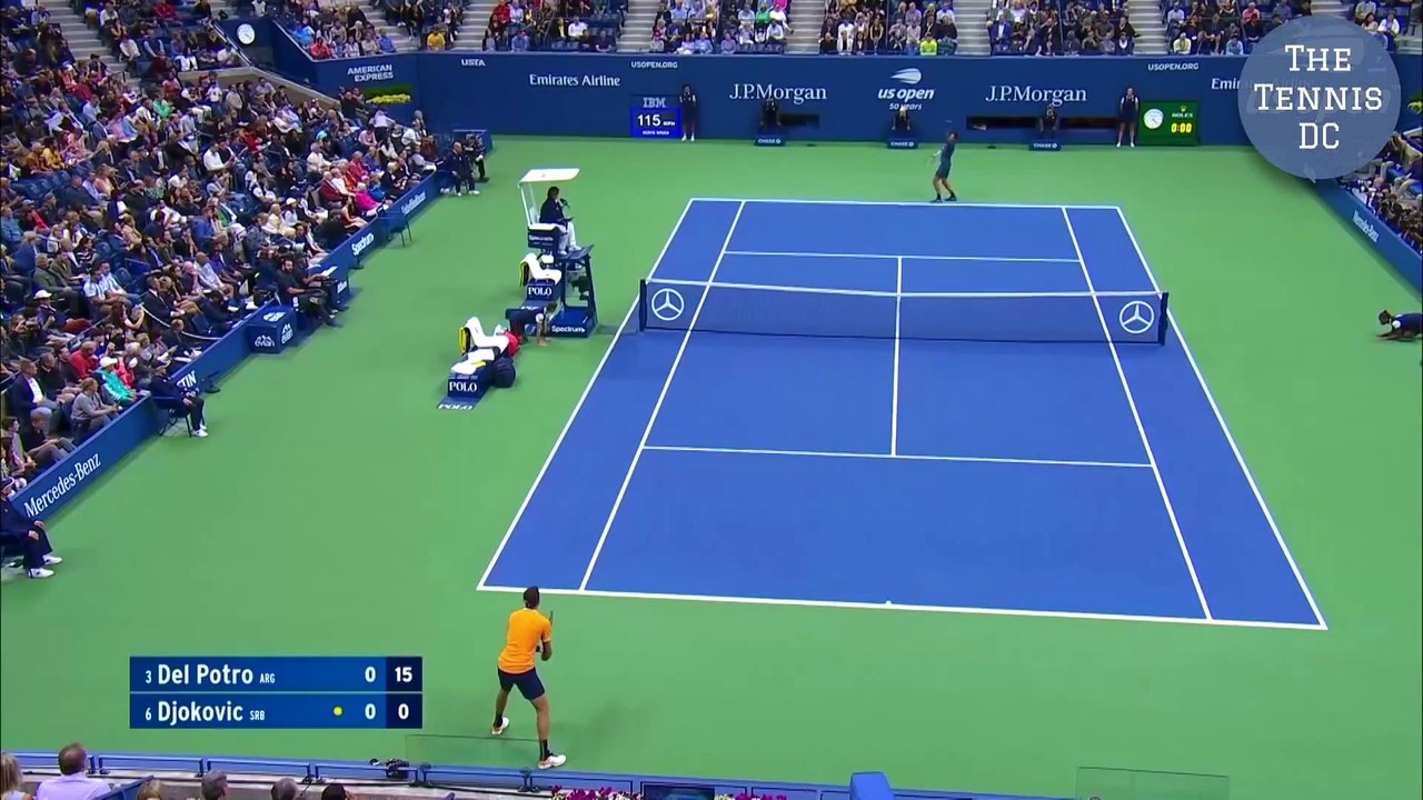 2018 - Novak Djokovic v. Juan Martin Del Potro | 2018 USO Highlights