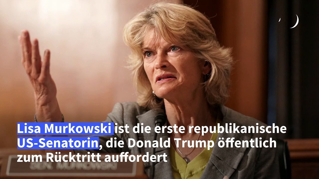 Erste republikanische Senatorin fordert öffentlich Trumps Rücktritt