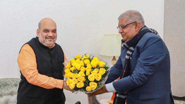 Bengal Governor meet Amit Shah in New Delhi
