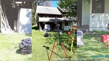 Gebäudevermessung mittels 3D-Laserscanning in Mels SG