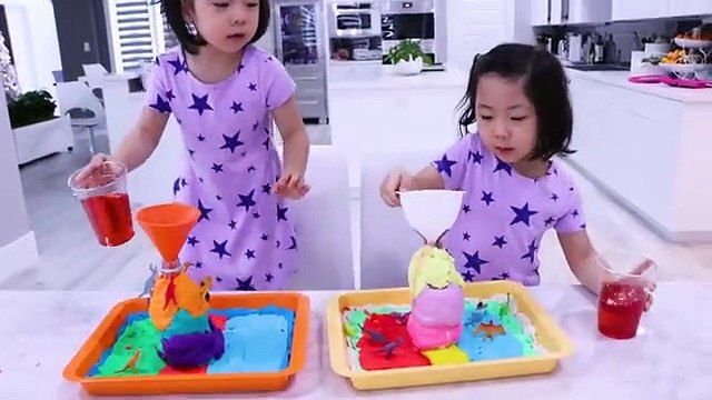 How to make a homemade Volcano Baking Soda and Vinegar experiments easy DIY