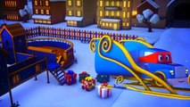 Super Truck  et la Luge du Père Noël  à Car City ️ Dessin animé pour les enfants
