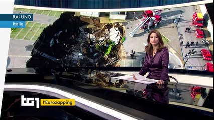 Eurozapping : Un parking s’effondre à Naples, des chutes neiges historiques en Espagne
