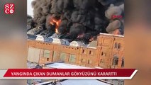 Rusya'da depoda yangın