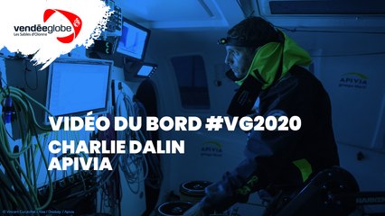 Vidéo du bord  - Charlie DALIN | APIVIA - 09.01