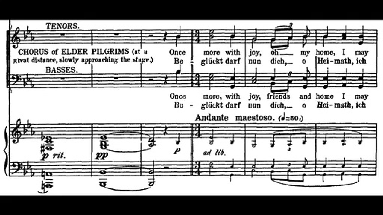 Richard Wagner: Tannhaüser, Choeur des pèlerins