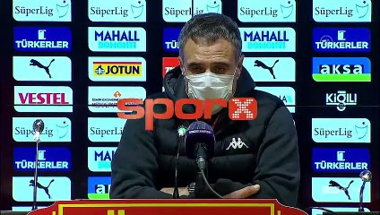 Ersun Yanal: "Biz bugün yenmeye oynadık"