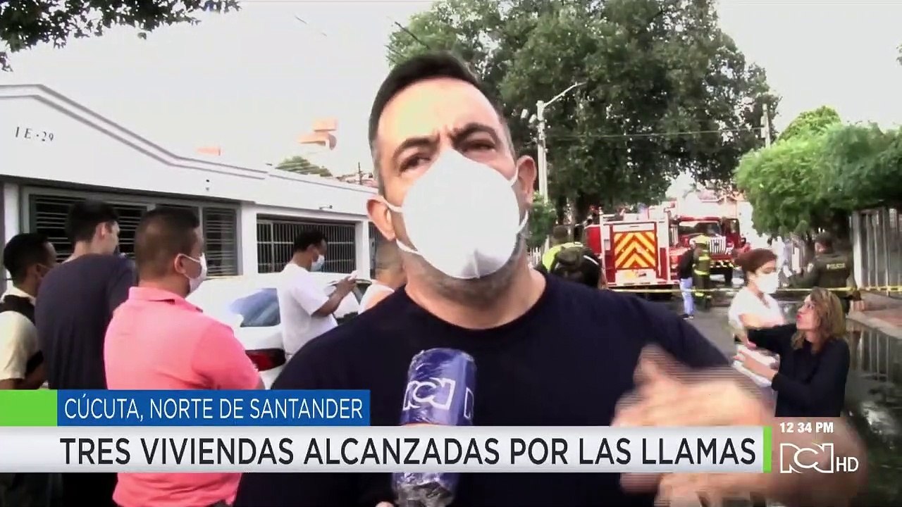 Tragedia por incendio donde murieron siete personas en Cúcuta