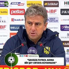 Hamza Hamzaoğlu: "Sahada futbol adına bir şey ortaya koyamadık"