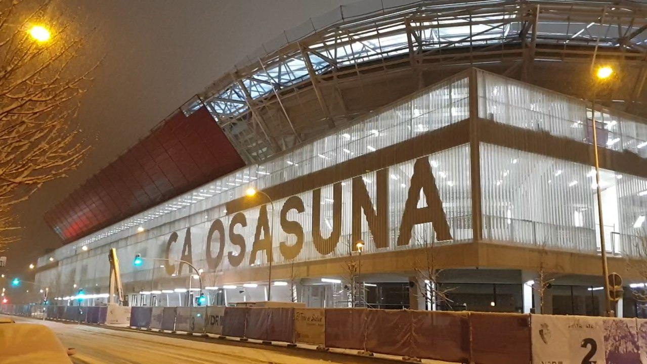 El Sadar se prepara para el duelo entre el CA Osasuna y el Real Madrid