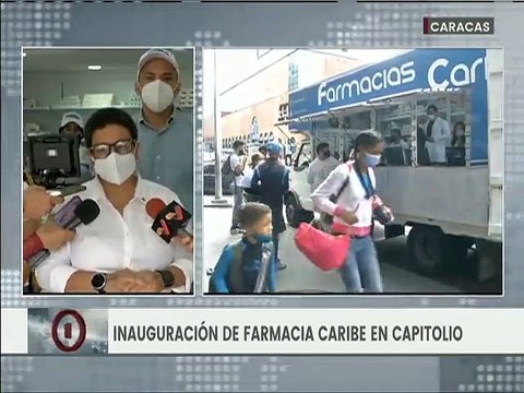 Gobierno Bolivariano inaugura Farmacia Caribe en parroquia Catedral de Caracas