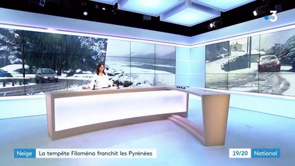 Tempête Filomena : la neige est tombée en abondance dans les Pyrénées-Orientales