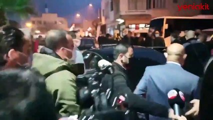 CHP'li Tunç Soyer, şehit yakınından tepki alınca hızlıca kaçtı