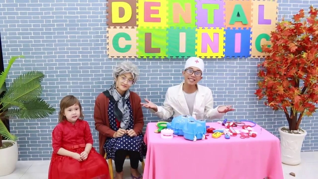 Amy Pretend Play Going to Dentist for Eating Sweets and Candy -  Funny Kids Video