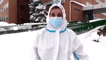 A kórházakat is elszigeteli az erős havazás Spanyolországban