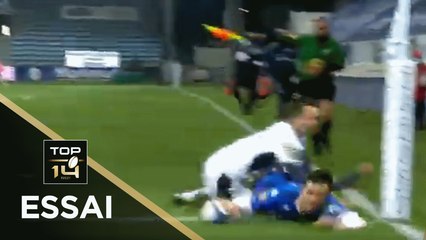 TOP 14 - Essai de Geoffrey PALIS (CO) - Castres - Agen - J14 - Saison 2020/2021