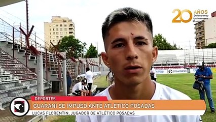 Guaraní se impuso ante Atlético Posadas