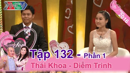 Chết cười với cặp vợ chồng có cô vợ sợ... con nít | Thái Khoa - Diễm Trinh | VCS 132
