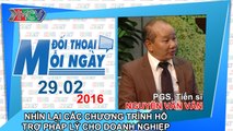 Nhìn lại các chương trình hỗ trợ pháp lý cho doanh nghiệp - PGS.TS. Nguyễn Văn Vân | ĐTMN 290216
