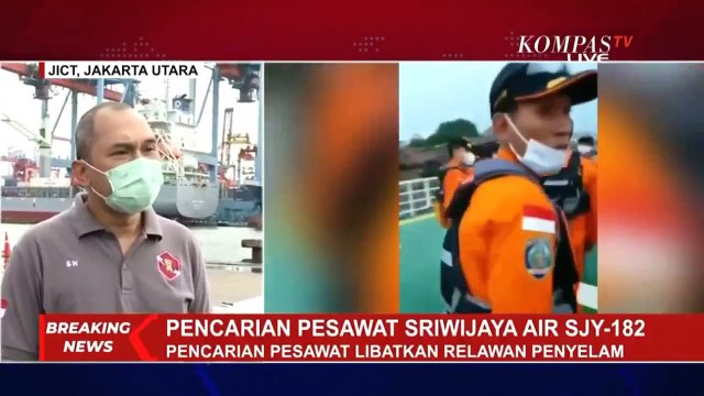Pencarian Pesawat Sriwijaya Air SJ182 Libatkan Relawan Penyelam