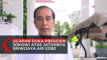 Video herunterladen: Pernyataan Resmi Presiden Jokowi Atas Musibah Jatuhnya Pesawat Sriwijaya Air SJ182