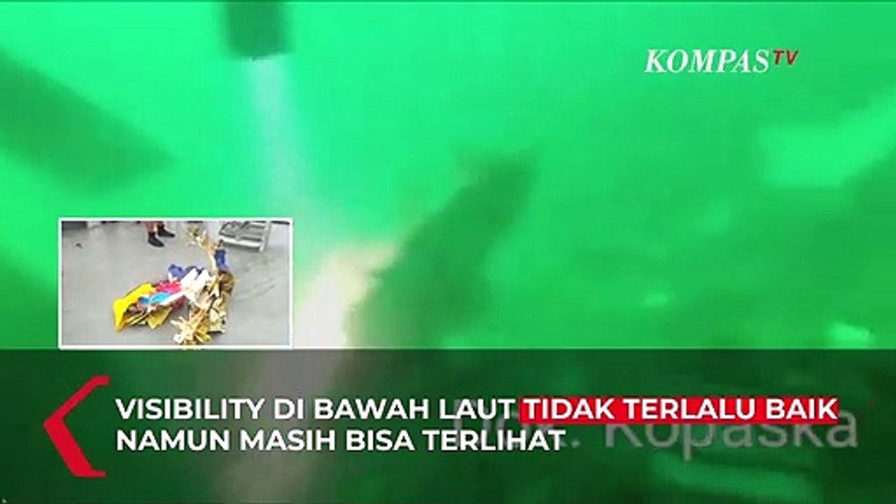 Detik-detik Penyelaman Kopaska, Puing Pesawat Hancur di Bawah Laut