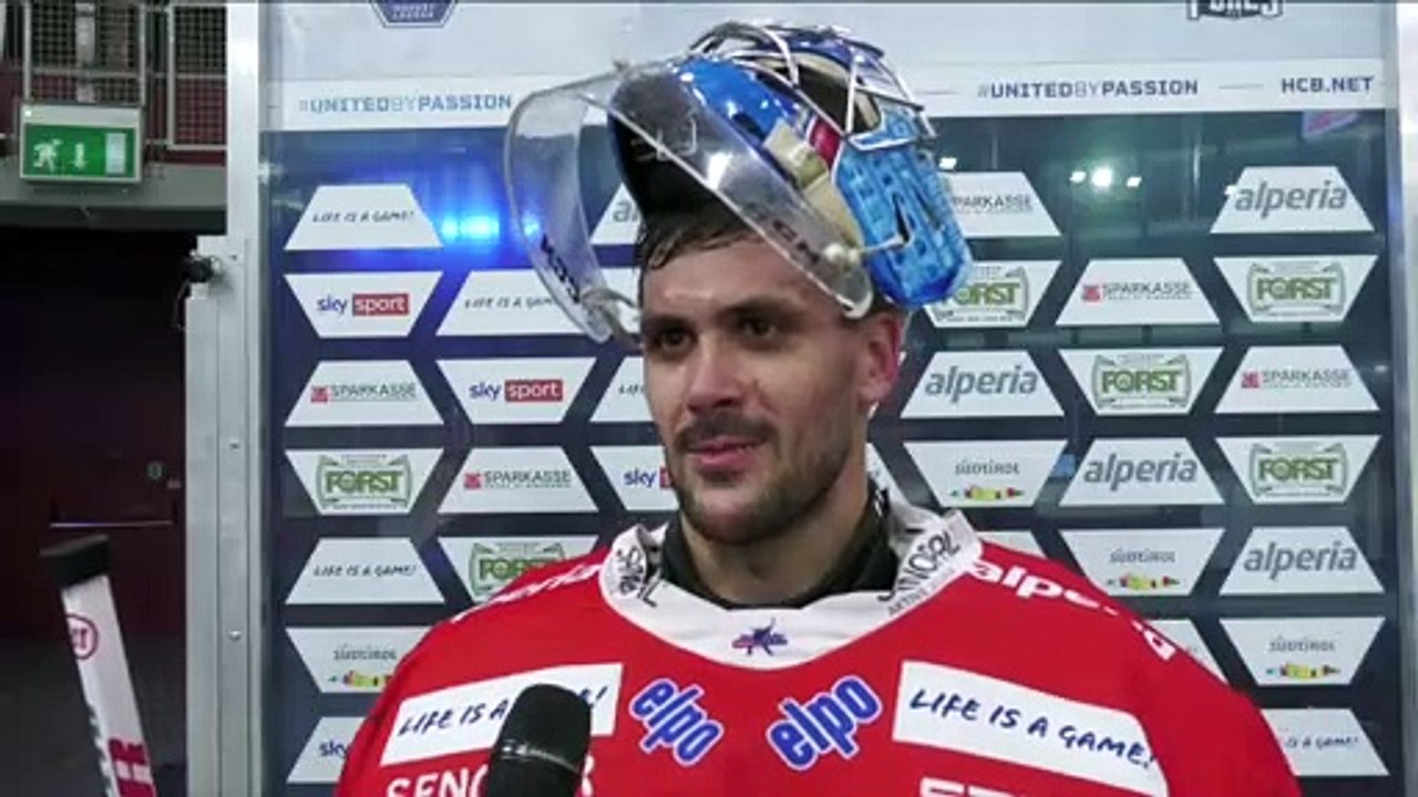 Andreas Bernard nach dem Spiel gegen Fehervar