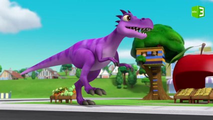 ديناصور يهاجم المدينة