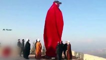 İran, İsrail sınırına yakın bölgeye Kasım Süleymani'nin heykelini dikti