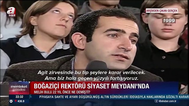 Kayyum rektör Bulu'nun Siyaset Meydanı programında yaptığı konuşmalar ortaya çıktı