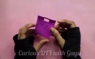 How to Make Easy Mini Paper Bag- DIY Paper Bag- DIY/ Curious DIY with Gayu