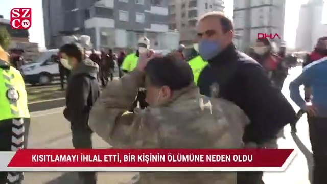 Kısıtlamayı ihlal etti, bir kişinin ölümüne neden oldu