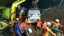 Al menos 11 muertos en un deslizamiento de tierra en Indonesia