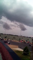 Students Scared by Close-by Lightning Strike