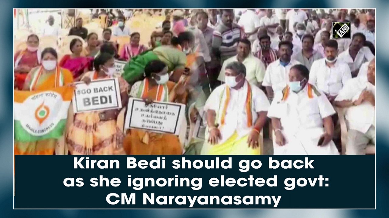 Kiran Bedi should go back as she ignoring elected govt: CM Narayanasamy