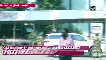CM Thackeray visits Bhandara district hospital
