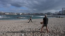 A Coruña en alerta naranja por viento aunque no sufre a Filomena