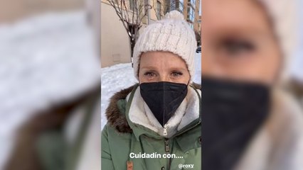 Maria Castro avisa del problema que supone el hielo en Madrid
