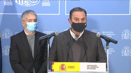 Ábalos advierte del hielo en la carretera y dice que entramos en una fase "más complicada"