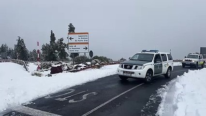 Nieve en el Parque Nacional del Teide