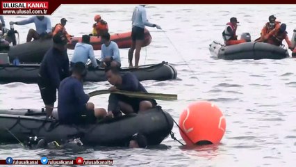 Endonezya'da düşen yolcu uçağını arama çalışmaları devam ediyor