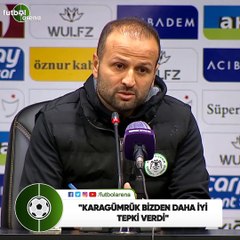 Osman Zeki Korkmaz: "Karagümrük bizden daha iyi tepki verdi"