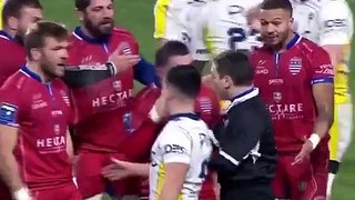 Red card for an unusual celebration of victory
