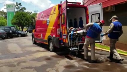 Homem de 29 anos é socorrido após se envolver em acidente no Bairro São Cristóvão