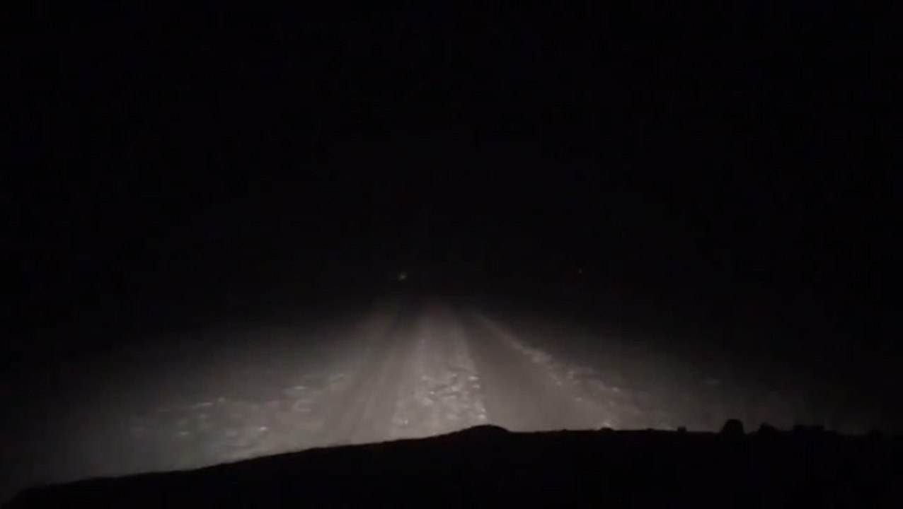 An early snowy drive