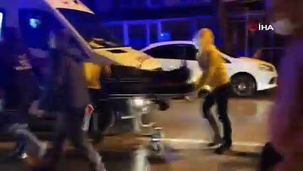 Bursa’da meydana gelen kazada kurye yaralandı