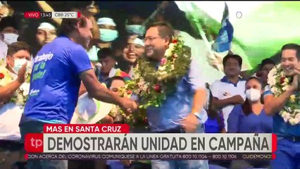 El MAS inauguró su campaña en Santa Cruz con la presencia de Arce y la ausencia de Evo