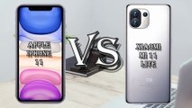 APPLE VS XIAOMI  IPHONE 11 VS XIAOMI MI 11 LITE  SPECS COMPARE